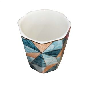 YOSCO Ceramic Pen Holder Stand Pencil Cup Pot Desk Organizer Makeup Brush Holder